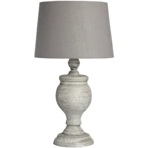 stone effect table lamp