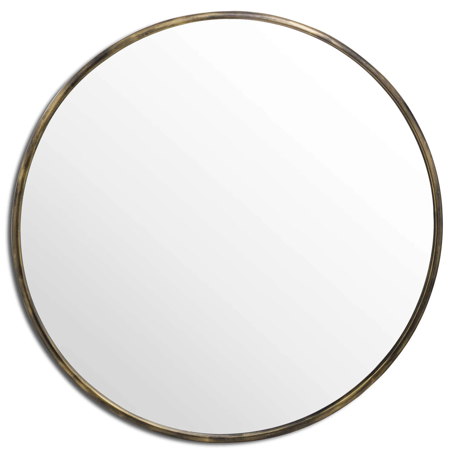 Vintage Brass Mirror